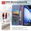 2 in 1 abnehmbare Reißverschlusskarten Solt Wallet Handyhülle für Samsung Galaxy Z Fold 6 5 4 3 Fold6 Fold5 Fold4 Fold3 5G Lederhülle 5