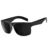 MAXJULI XL Big Wide Head Herren-Sonnenbrille in dunklem Schwarz für Herren, extra große quadratische Sonnenbrille W8004