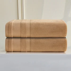 600g Hochwertiges langstapeliges Baumwoll-Badetuch Haushalt Hotel Badezimmer Großes Handtuch Herren- und Damen-Badetuch für Erwachsene