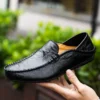 Sommer Mode Männer Müßiggänger Italienischen Casual Luxus Marke Männer Schuhe Aus Echtem Leder Mokassins Licht Atmungsaktive Slip auf Boot Schuhe 5