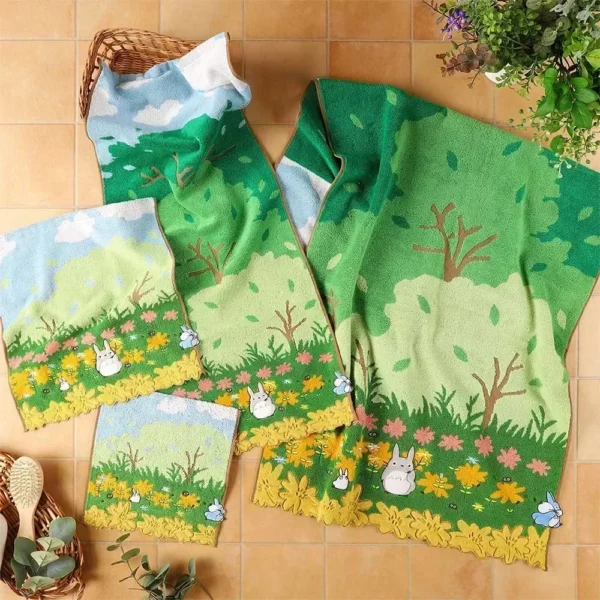 Niedliche 100 % Baumwolle Stickerei Cartoon Handtücher Badezimmer Handtuch Batrh für Kinder Erwachsene Strand 2