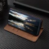 Magnet Echtes Leder Haut Flip Brieftasche Buch Telefon Fall Abdeckung Auf Für Samsung Galaxy S25 S24 S23 S22 S21 FE Plus Ultra rand 5G 3