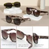 ZENOTTIC Modische Original-Sonnenbrille mit dickem Schmetterlingsrahmen, polarisiert, für Damen, klobiger UV400-Schutz, Katzenaugen-Sonnenbrille 2