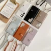 Umhängetasche Handyhülle für Samsung Galaxy S23 FE S25 S24 Ultra S22 S21 Plus A55 A15 A25 A35 A26 A36 A56 Wallet Card Holder Cover 6