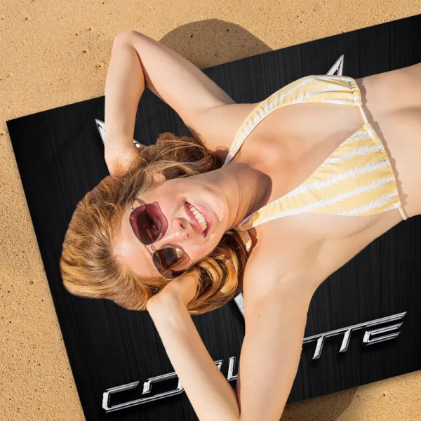 C-Corvettes Strandtuch, bunte Badetücher für Mädchen, Mikrofaser, schnell trocknend, individuell, sandfrei, Strand, Yoga, Spa, Fitnessstudio, Pool 5