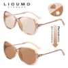 LIOUMO 2023 Elegante Photochrome frauen Sonnenbrille Polarisierte Chameleon Objektiv Luxus sonnenbrille Damen UV400 Lentes de sol Mujer 3