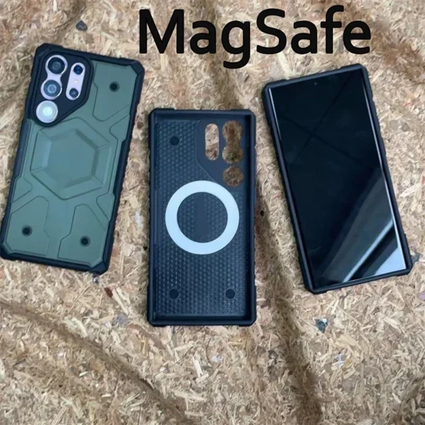 Stoßfeste Pathfinder Pro Macsafe magnetische Hülle für Samsung Galaxy S24 Ultra S25 S23 Plus S24Ultra S25ULTRA Robuste MagSafe-Abdeckung 5