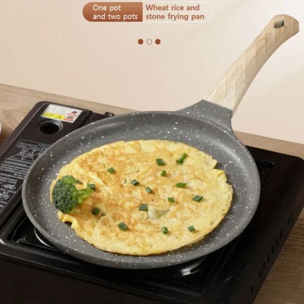 Maifan Stein Bratpfanne Steak Pfannkuchen Omelett Antihaft-Koch Frühstücks maschine Induktion sherd Gas Tausend schicht Back geschirr 2