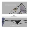 GCV Brandneue 2-in-1-polarisierte Sonnenbrille für Damen, Anti-Blaulicht-Brille, Schmetterlingsrahmen, multifunktional, medizinische Anwendbarkeit 3