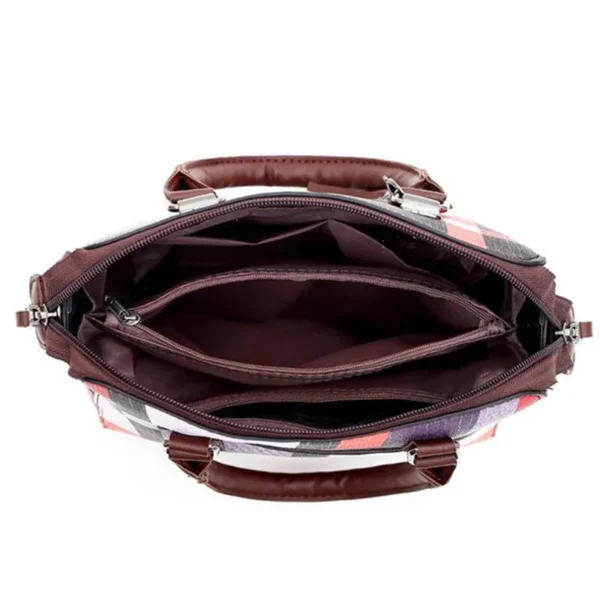 Luxushandtaschen, karierte Damentaschen, Designer-Quasten-Geldbörsen-Handtaschen, Set 4-teilige Tasche, zusammengesetzte Messenger-Damentasche 5