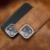 Für iPhone 16 15 14 13 12 Pro Max Plus Handyhülle Magnetisches kabelloses Laden Business Retro-Nähte Leder stoßfeste Abdeckung 5