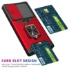 Stoßfeste magnetische Halterung für Samsung Galaxy S25 S24 S23 S22 S21 Ultra Plus FE Note 20 Ultra mit Card Solt Cover 4