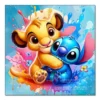 Disney DIY Diamant Malerei Stich Simba Der König Der Löwen Mosaik Dumbo Voll Platz Runde Bohrer Stickerei Set Cartoon Wand Dekor