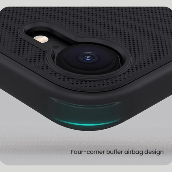 Nillkin Hülle für iPhone 16e, magnetische Ladehülle, super mattiertes Schild, harter PC, kratzfeste Rückseite 3