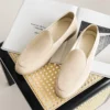 Mode Herren klassische britische Stil Slipper Mokassins Männer Freizeit schuhe Wildleder Herren Herren leichte bequeme Fahr wohnungen 2
