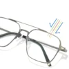 Metall 3 in 1 neuen Stil Magnet clip auf Brille Rahmen Trend polarisierte Sonnenbrille für Männer optische Computer brille uv400 6