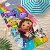 Handtuch, Strand, schnell trocknend, niedlich, G-Gabbys, Pool, Camping, Handtücher, Reisen, Puppenhaus, weiches Geschenk, Cartoon, Fitnessstudio, Dusche, Sport 5