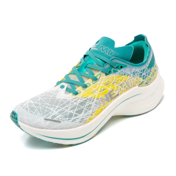ONEMIX Marathon Carbon Platte Laufschuhe Stoßdämpfung Ultra-licht Sport Schuhe Rebound Technologie Outdoor Männer Turnschuhe 3