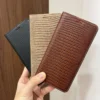 Magnet Echtes Leder Haut Flip Brieftasche Buch Telefon Fall Abdeckung Auf Für Samsung Galaxy S25 S24 S23 S22 S21 FE Plus Ultra rand 5G 5