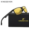 KINGSEVEN Aluminium Polarisierte nachtsicht Sonnenbrille Männer Platz Sonnenbrille Fahren Sonnenbrille Schutzbrille Eyewear oculos de sol 3
