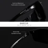 BARCUR Sport Klassische Design Aluminium Sonnenbrille Männer Frauen Polarisierte Anti-Reflektierende Photochrome Sonnenbrille UV400 2