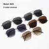 2025 Mode hochwertige Titan-Sonnenbrille, quadratisch, fahrend, 8804, Sonnenbrille für Männer und Frauen, Vintage-Sonnenbrille im dänischen Design, UV400 3