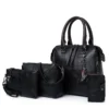 Frauen Verbund Quaste Tasche Luxus Leder Geldbörse Handtaschen Berühmte Marken Designer Top-Griff Weibliche Schulter Tasche 4 teile/satz 2