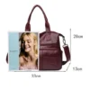 Luxus Shopping Handtaschen Weibliche Schulter Taschen Designer PU Leder Umhängetaschen für Frauen Große Kapazität Umhängetasche Totes 5