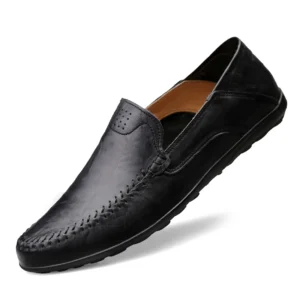 Echtes Leder Herren Schuhe Casual Luxus Marke Weiche Männer Loafer Mokassins Atmungsaktive Slip auf Männliche Boot Schuhe Plus Größe 37-47