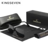 KINGSEVEN Klassische Sonnenbrille Männer Rechteck Legierung Rahmen Gläser Polarisierte UV400 Casual Trendy Fahren Brillen