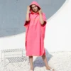 Surf-Poncho, Wickeltuch mit Kapuze, Mikrofaser-Stranddecke, Badetuch, Schwimmtuch, Neoprenanzug, Strandponcho für Erwachsene 3