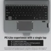 NILLKIN Magic Keyboard für Samsung Galaxy Tab S10+ Hülle Hintergrundbeleuchtung Tastatur für Samsung Tab S9/S9 Plus Hülle mit Len-Schutz 5