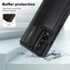 PU-Leder-Geldbörsen-Handyhülle für Samsung Galaxy Z Fold 6, 5, 4, 3, Fold 5, Fold 4, Fold, 65G, Stiftschlitz, Kartenhalter, stoßfeste Standabdeckung 3
