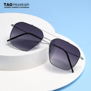 2025 Mode hochwertige Titan-Sonnenbrille, quadratisch, fahrend, 8804, Sonnenbrille für Männer und Frauen, Vintage-Sonnenbrille im dänischen Design, UV400