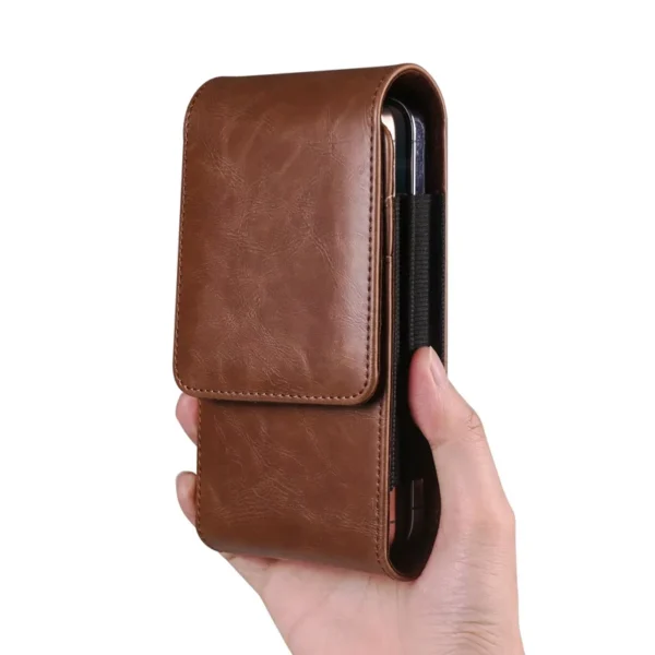Vertikale Dual-Tasche Design Handy Gürteltasche für Samsung S25 Ultra S24 Ultra S24 FE iPhone 16 15 14 13 Pro Max Smartphone-Hülle 4