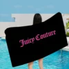 Juicy C-Couture Strandtuch für Kinder, personalisiertes Badetuch, Poolhandtuch, Urlaubsgeschenk, Picknick-Handtuch, Party-Geschenk
