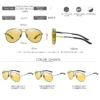 LIOUMO Top Qualität Luxus Design Pilot Sonnenbrille Photochrome Polarisierte Nachtsicht Fahren Brille Männer Frauen zonnebril heren 4