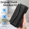 Luxus-Kartensteckplatz-Handyhalter-Ledertasche für Samsung Galaxy Z Fold 6, 5, 4, 3, mit S-Pen-Halter, Riemen, Umhängetasche, Brieftasche, Etui 2