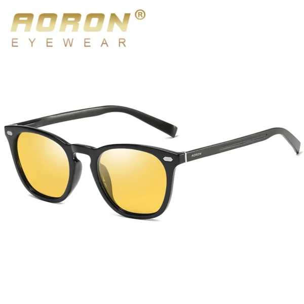 Coole und modische polarisierte Farbwechsel-Sonnenbrille für Männer und Frauen, geeignet für Straßenfotografie und UV-Schutz 6
