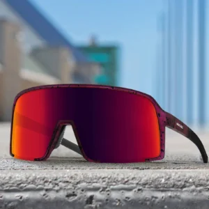 JULI Polarisierte Sonnenbrille für Männer und Frauen, winddicht, Outdoor-Sport, Radfahren, Laufen, UV400-Schutz, männliche Sonnenbrille 8133