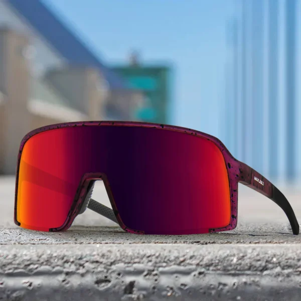 JULI Polarisierte Sonnenbrille für Männer und Frauen, winddicht, Outdoor-Sport, Radfahren, Laufen, UV400-Schutz, männliche Sonnenbrille 8133