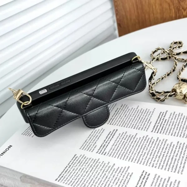 Brieftasche mit Kartensteckplatz-Halter, Umhängetasche für iPhone 16 Pro Max 15 14 Plus 13 12 11, verstellbares Lanyard aus PU-Leder 6