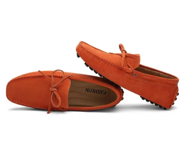 Wildleder Schuhe Männer Größe 38-46 Luxus Männer Slipper weiche Mokassins Mann hochwertige Schuhe lässig Echt leder Fahr wohnungen Penny 4