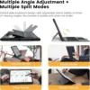 NILLKIN Magic Keyboard für Samsung Galaxy Tab S10+ Hülle Hintergrundbeleuchtung Tastatur für Samsung Tab S9/S9 Plus Hülle mit Len-Schutz 4
