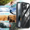 IP68 wasserdichte Hülle für iPhone 16 15 14 13 12 Pro Max Ganzkörper schutzhülle Schwimmen Unterwasser tauchen Magsafe Magnet Fundas 2
