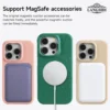 Langsidi für magsafe Fall für iPhone 16 15 Pro Max Promax 15pro 16pro natürliches Rindsleder magnetisches Luxus-Telefon Rückseite 5