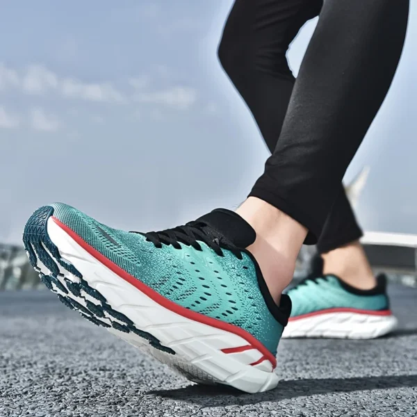 Herren-Lauf-Wanderschuhe zum Straßenläufen |   Max gepolsterter Komfort |   Langlebig, rutschfest |   Atmungsaktive sportliche Tennis-Cross-Training-Sneaker 4