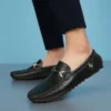 Herren-Lederschuhe, Fahrschuhe, weich, bequem, zum Hineinschlüpfen, für Büro, Herren, formelle Schuhe, Hochzeit, Party, Freizeitschuh, atmungsaktiv, faule Slipper 5