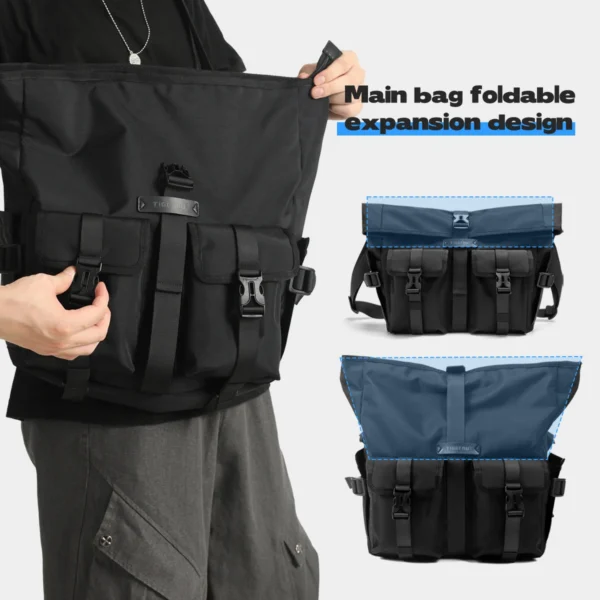Tigernu Mode Messenger Taschen Männlichen Schulter Taschen 13,3 zoll Laptop Tasche Outdoor Umhängetaschen Für Männer Radfahren Taschen Jungen Messenger 5