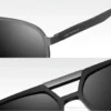 VEITHDIA-Marke Designer-Sonnenbrille aus Aluminium-Magnesium, polarisiert, UV400-Linse, Brillenzubehör, männlich und weiblich, V6850 5